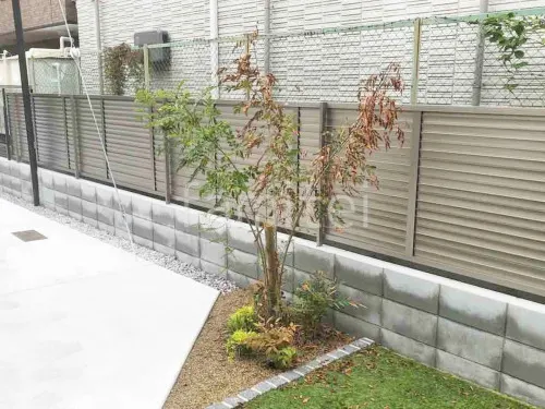 大阪市 新築ベーシック オープン外構