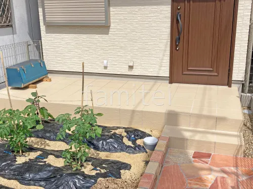 大阪市 新築ベーシック クローズ外構