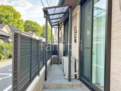 泉大津市 新築シンプル オープン外構