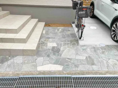 宝塚市 新築シンプル オープン外構