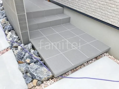 大和高田市 新築シンプル オープン外構