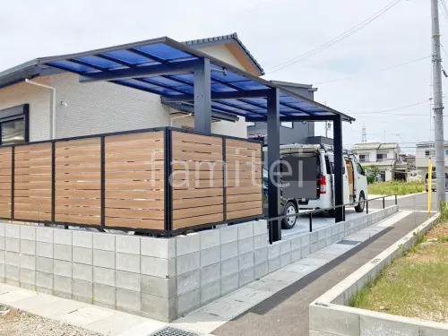 大和高田市 新築シンプル オープン外構