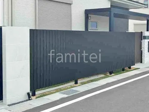 守山市 新築シンプル クローズ外構