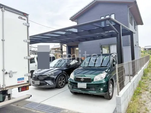 草津市 新築ベーシック オープン外構