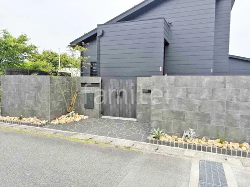 高島市 リフォームハイクラス クローズ外構