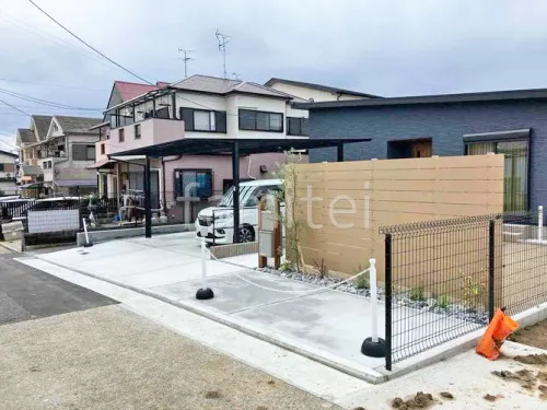 和泉市 新築ベーシック オープン外構