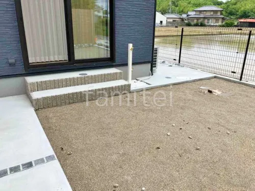 和泉市 新築ベーシック オープン外構