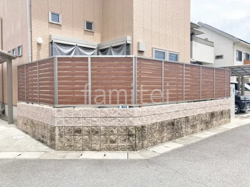 香芝市 塀まわりリフォーム