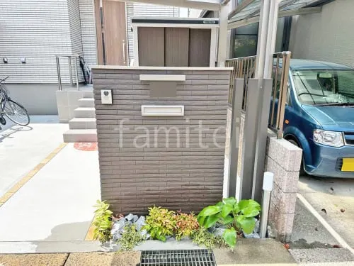 大津市 新築シンプル オープン外構