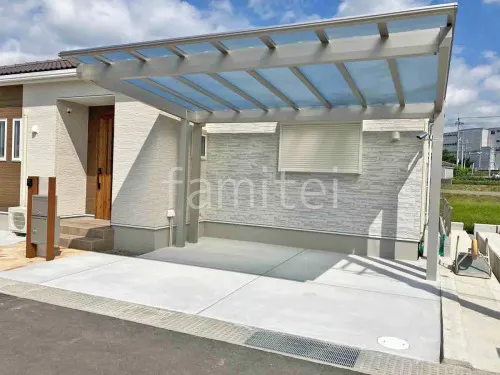 岩出市 新築ベーシック オープン外構