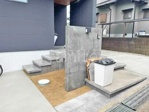 木津川市 新築シンプル オープン外構