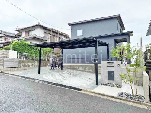 生駒市 新築シンプル オープン外構