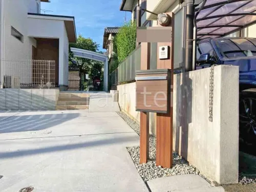 猪名川町 新築ベーシック オープン外構