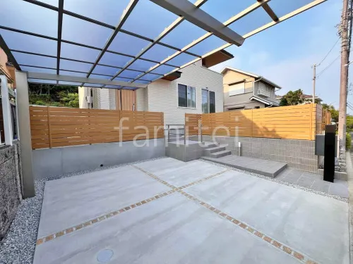 木津川市 新築ベーシック オープン外構