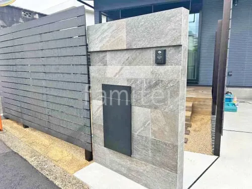 貝塚市 新築シンプル オープン外構