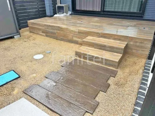 貝塚市 新築シンプル オープン外構