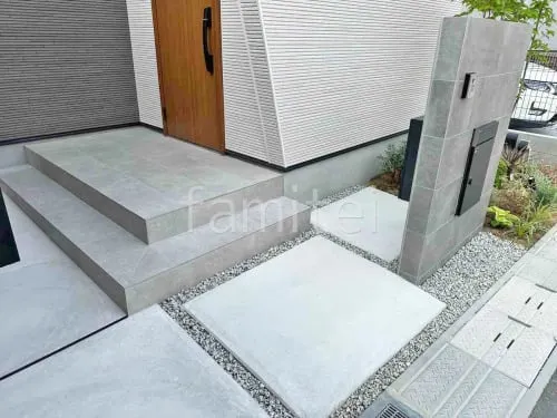 三郷町 新築シンプル オープン外構