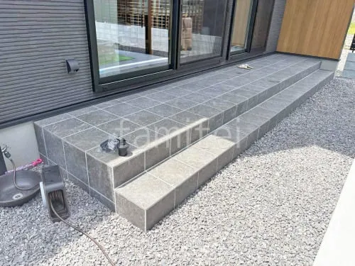 高島市 新築ベーシック オープン外構