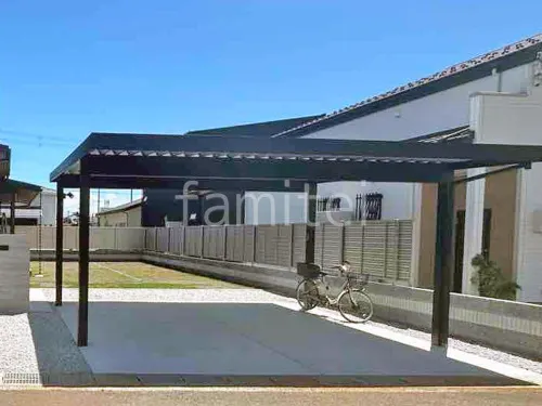 高島市 新築シンプル オープン外構