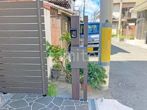 大阪市 新築シンプル オープン外構