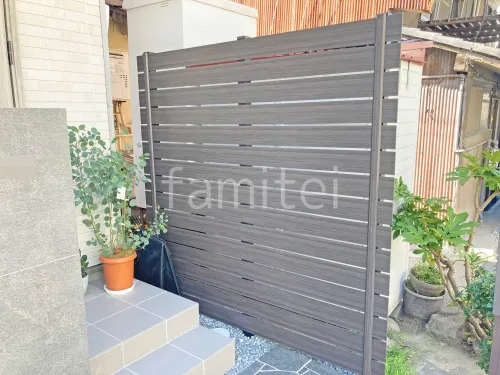 大阪市 新築シンプル オープン外構