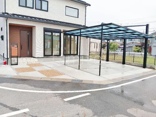 東近江市 新築ベーシック オープン外構
