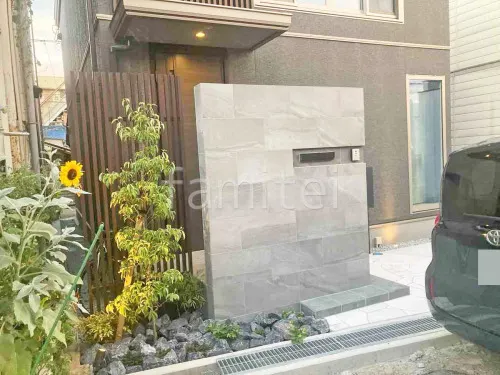 尼崎市 新築シンプル オープン外構