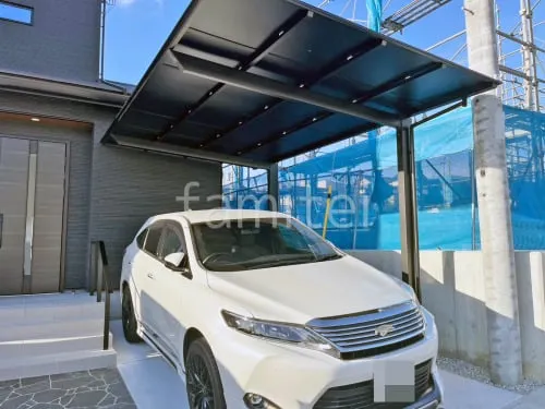 上牧町 新築ベーシック オープン外構