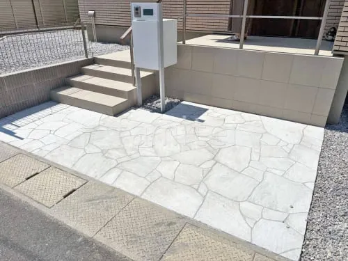 大津市 新築ベーシック オープン外構