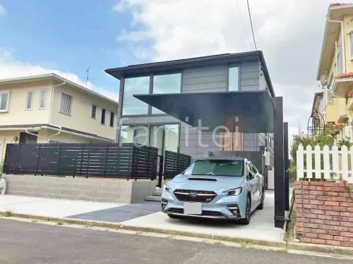 生駒市 新築シンプル オープン外構