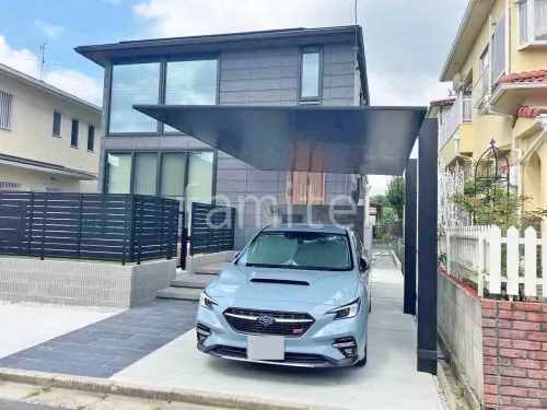 生駒市 新築シンプル オープン外構