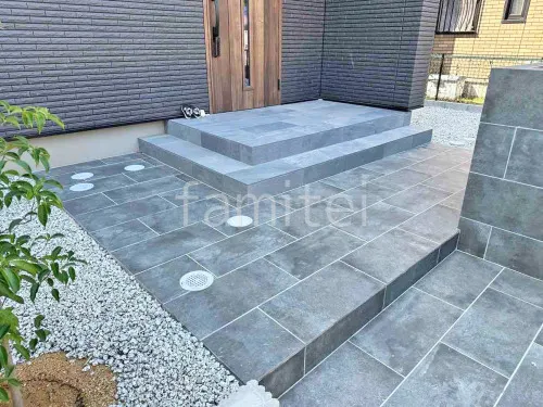 生駒市 新築シンプル オープン外構