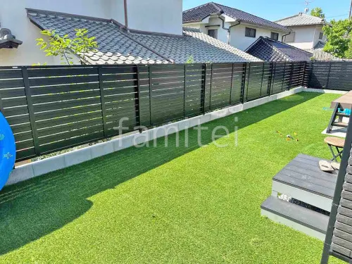 生駒市 新築シンプル オープン外構