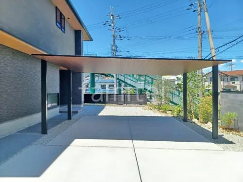 三郷町 新築シンプル オープン外構