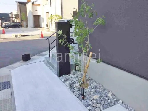 泉佐野市 新築ベーシック オープン外構