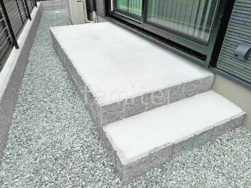 王寺町 新築シンプル オープン外構