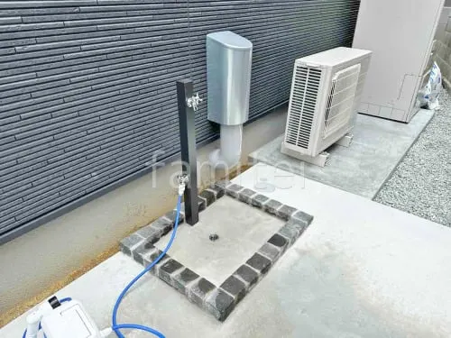 王寺町 新築シンプル オープン外構