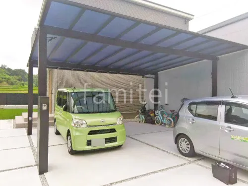 平群町 新築ハイクラス オープン外構