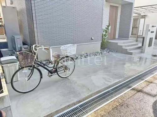 富田林市 新築シンプル オープン外構