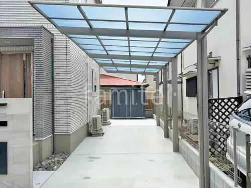 富田林市 新築シンプル オープン外構