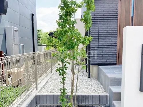 奈良市 新築シンプル オープン外構