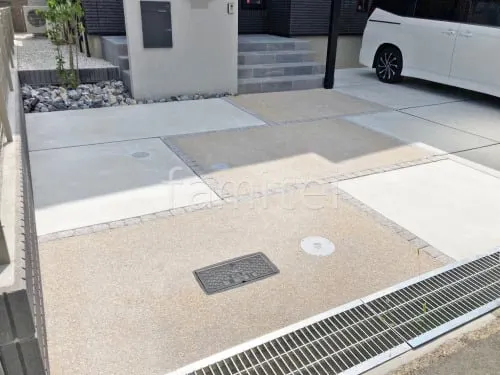 奈良市 新築シンプル オープン外構