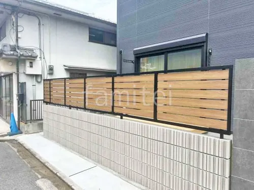 松原市 新築シンプル オープン外構