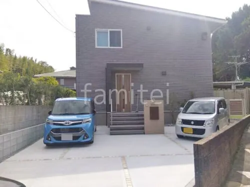 広陵町 新築シンプル オープン外構