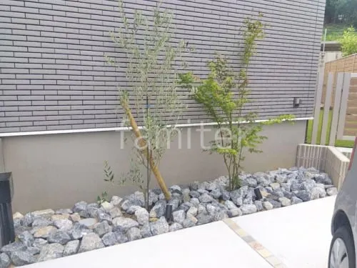 広陵町 新築シンプル オープン外構