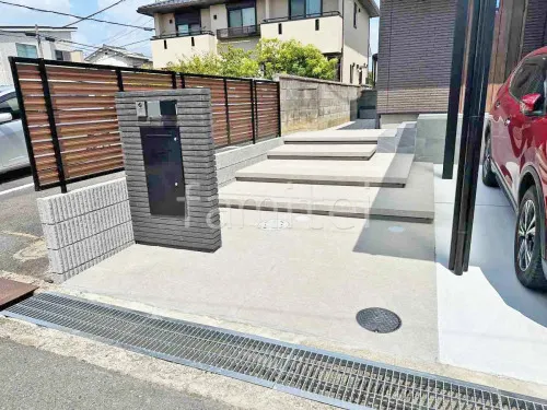 香芝市 新築ベーシック オープン外構