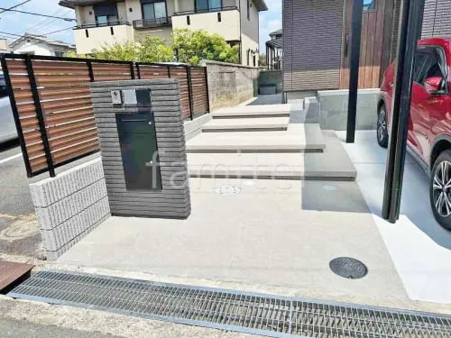 香芝市 新築ベーシック オープン外構