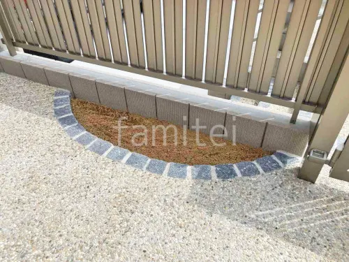 神戸市 新築ベーシック セミクローズ外構