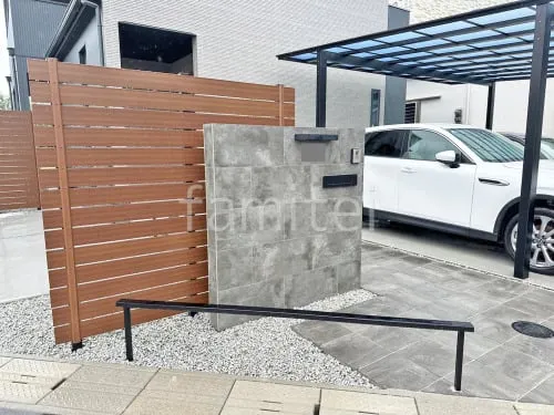 広陵町 新築シンプル オープン外構