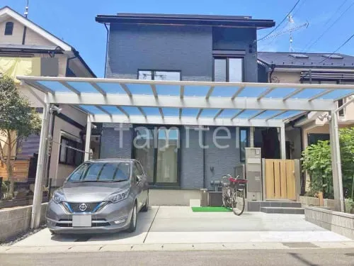 城陽市 新築ベーシック セミクローズ外構